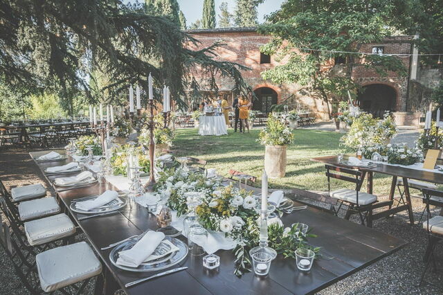 Wedding dining at Castelletto