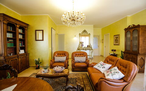 Antonietta: Room, Property, Interior Design, Living Room, Furniture, Yellow, Green, Building, Home, Real Estate