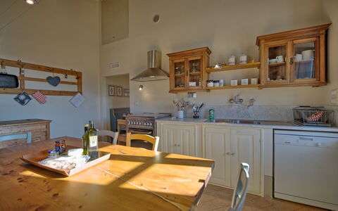 Casa Olivia: Room, Property, Kitchen, Furniture, Building, Countertop, House, Cabinetry, Floor, Interior Design