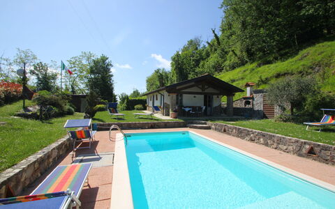 Villa San Rocco: Plant, Sky, Property, Water, Swimming Pool, Azure, Cloud, Building, Shade, Tree