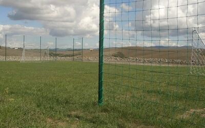the football field