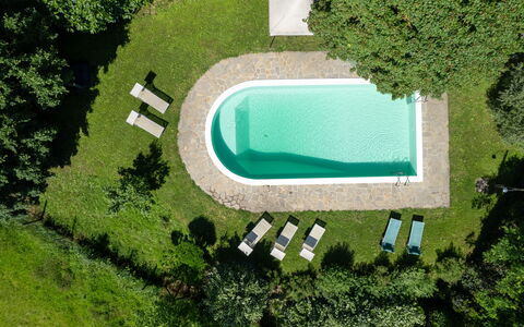 La Forra: Water, Plant, Natural Landscape, Land Lot, Vegetation, Architecture, Urban Design, Rectangle, Grass, Tree