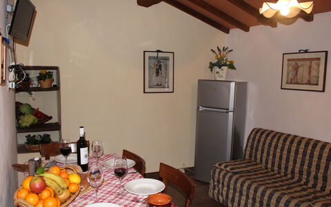 Borgo Santinovo: Room, Property, Interior Design, Furniture, Living Room, House, Building, Real Estate, Table, Home