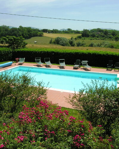 Villa i Cedri: Swimming Pool, Property, Leisure, Vacation, Resort, Summer, Sky, Real Estate, House, Grass