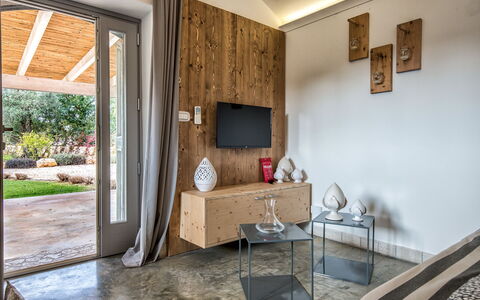 Trulli Itaka: Property, Room, Interior Design, House, Building, Furniture, Ceiling, Home, Real Estate, Living Room