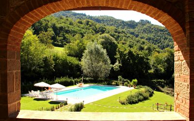 Poggio Marino: Property, Swimming Pool, Natural Landscape, Grass, Estate, Architecture, House, Tree, Real Estate, Landscape