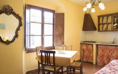 Belvedere 5: Room, Property, Dining Room, Interior Design, Furniture, Building, Yellow, Table, Wall, Real Estate