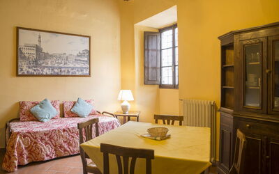 Buondelmonti 7: Room, Property, Furniture, Interior Design, Building, Living Room, Table, House, Real Estate, Floor