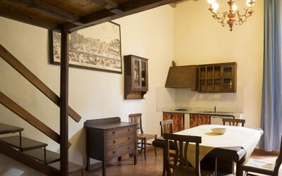 Casa Vecchia 4: Room, Property, Building, Interior Design, Furniture, Table, House, Ceiling, Architecture, Dining Room
