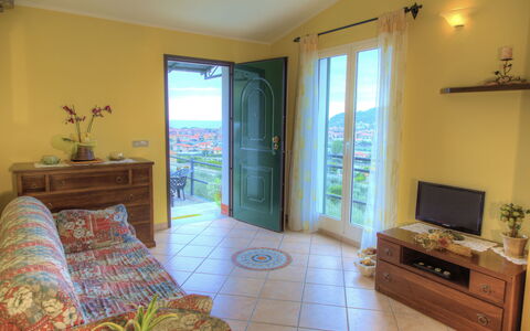 Casa Ilaria - Diano Marina: Room, Property, Furniture, Building, Interior Design, House, Floor, Real Estate, Home, Bedroom