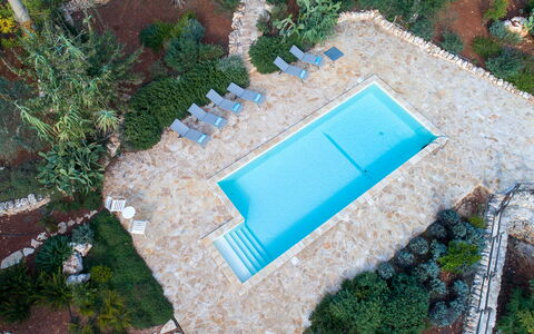 Villa Cristina: Water, Plant, Swimming Pool, Rectangle, Outdoor Furniture, Land Lot, Body Of Water, Grass, Urban Design, Condominium