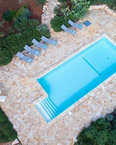 Villa Cristina: Water, Plant, Swimming Pool, Rectangle, Outdoor Furniture, Land Lot, Body Of Water, Grass, Urban Design, Condominium