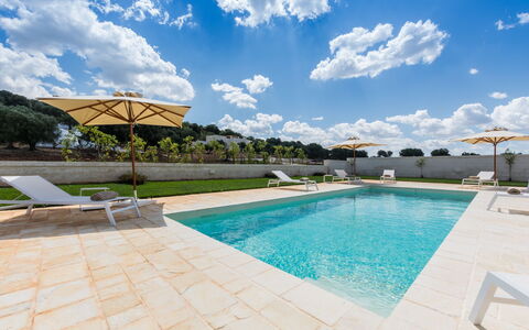 Il Casalino - Corte dei Messapi: Property, Swimming Pool, Real Estate, Building, House, Estate, Home, Sky, Vacation, Resort