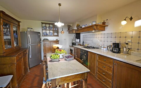 Villa Santa Maria: Countertop, Room, Property, Furniture, Kitchen, Cabinetry, Building, Floor, Interior Design, Real Estate