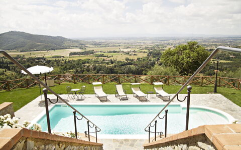 Swimming pool and panoramic view