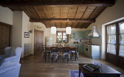 Dining room and living room