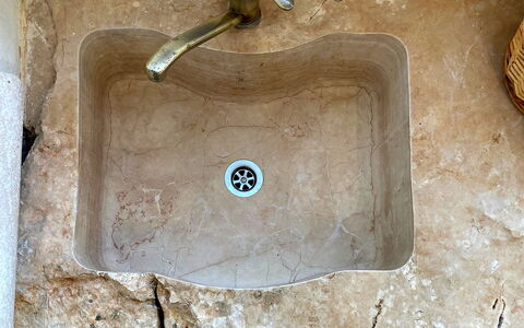 Trullo Oak: Tap, Plumbing Fixture, Sink, Water, Bathroom Sink, Wood, Plumbing, Gas