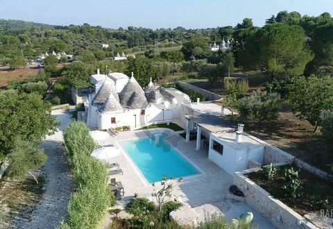 Trullo Oak: Water, Plant, Sky, Tree, Building, Azure, Swimming Pool, Real Estate, Leisure, Landscape