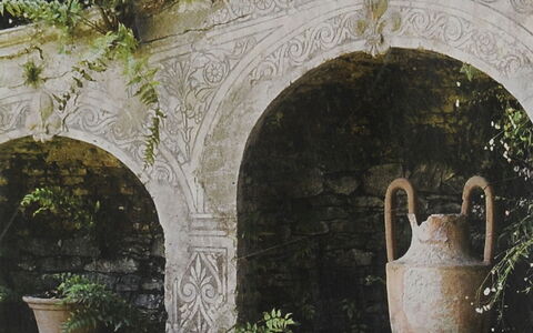 Villa Ghis - Sleeps 16: Arch, Wall, Architecture, Water, History, Tree, Art, Plant, Ancient History, Ruins