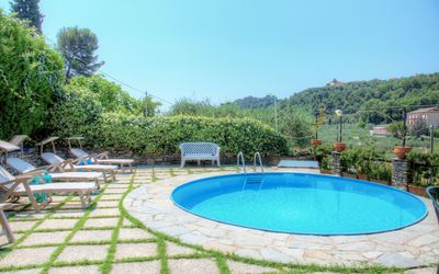 Casa Del Sole - San Bartolomeo Al Mare: Swimming Pool, Property, Real Estate, Backyard, Leisure, Building, Estate, House, Vacation, Grass