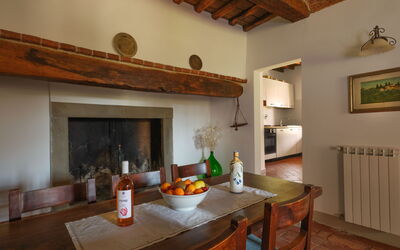 Pozzo dei Desideri 2: Table, Furniture, Property, Cabinetry, Countertop, Wood, Chair, Interior Design, Kitchen, Architecture