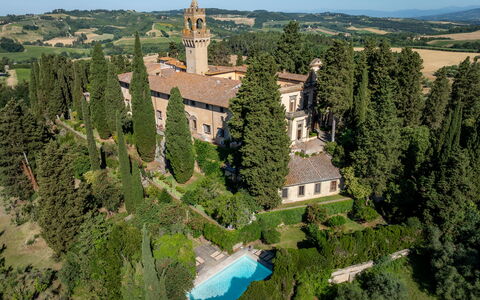 Montegufoni: Shrub, Estate, Mansion, Garden, Castle, Palace, Landscaping, Stately Home