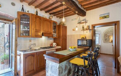 Giulia: Property, Room, Building, Furniture, Countertop, Kitchen, Beam, Ceiling, Interior Design, Real Estate