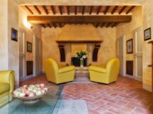 The villa is complete with a fireplace. For a fine dining experience, our tableware is the finest Italian porcelain. Satellite TV will let you keep abreast of the news and international events, sports, and business.