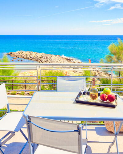 Lucrezia - San Lorenzo: Property, Furniture, Vacation, Real Estate, Table, Resort, Outdoor Furniture, Ocean, Building, House