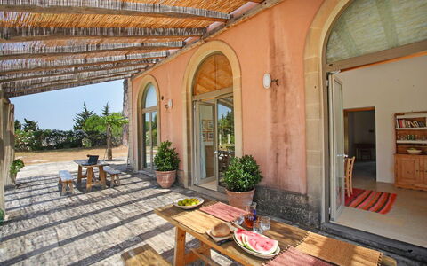 Masseria Lentisco: Property, Building, Room, Real Estate, House, Estate, Villa, Interior Design, Home, Furniture