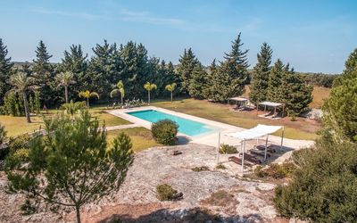 Masseria Lentisco: Property, Real Estate, Estate, House, Swimming Pool, Home, Tree, Landscape, Land Lot, Building