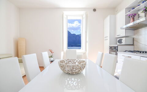Residenza Bellagio: White, Room, Property, Interior Design, Furniture, Floor, House, Bathroom, Building, Ceiling
