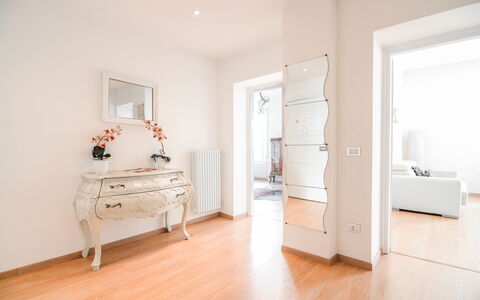 Residenza Bellagio: Property, Room, White, Furniture, Floor, Interior Design, Wood Flooring, Building, Ceiling, House
