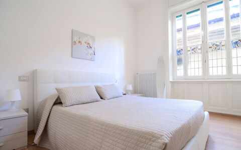 Residenza Bellagio: Bedroom, Bed, Furniture, Property, Room, Bed Sheet, Mattress, Bed Frame, Bedding, Interior Design