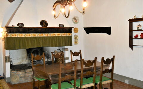 Agriturismo Girasole: Room, Property, Dining Room, Furniture, Interior Design, Building, Table, House, Ceiling, Floor