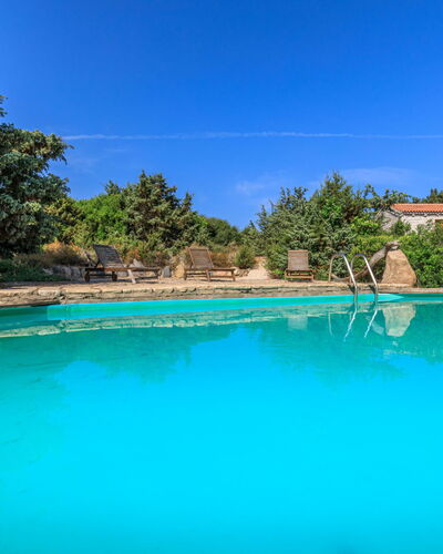 Mare di Ginepri (Bad115): Water, Sky, Swimming Pool, Building, Blue, Tree, Plant, Natural Landscape, Rectangle, Coastal And Oceanic Landforms