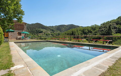 Bottino: Swimming Pool, Hill, Mountain Range, Eco Hotel, Reflection, Resort, Reflecting Pool, Water Feature, Resort Town