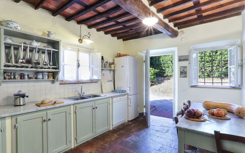 Casa Rosa: Property, Room, Building, Kitchen, Ceiling, Countertop, House, Interior Design, Furniture, Real Estate