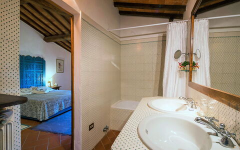 Pozza Di Volpaia: Property, Tap, Plumbing Fixture, Sink, Building, Wood, Bathroom, Bathroom Sink, Interior Design, Architecture