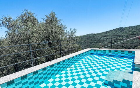 Ciappai (Ptb140): Blue, Swimming Pool, Composite Material, Resort, Leisure Centre, Outdoor Furniture, Eco Hotel, Hotel, Tile, Sunlounger