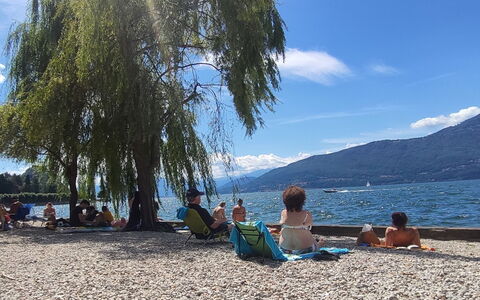 Montesole: Water, Sky, Cloud, Azure, Beach, Tree, Coastal And Oceanic Landforms, Leisure, Lake
