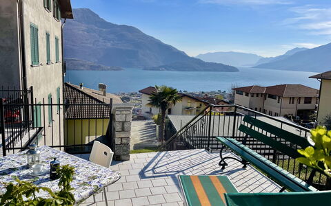 Sofia (Dma333): Sky, Cloud, Water, Daytime, Property, Mountain, Building, Azure, Flowerpot, Plant