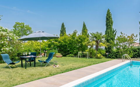 Ca' Del Vento: Blue, Swimming Pool, Garden, Outdoor Furniture, Shade, Resort, Eco Hotel, Landscaping, Yard, Villa