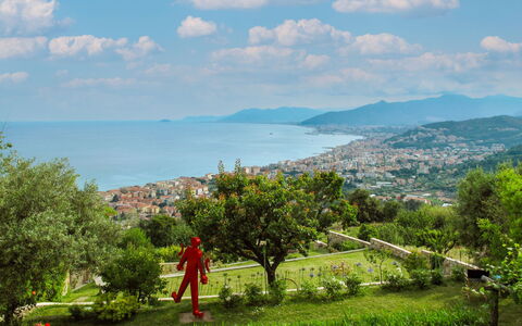 Pietra Ligure 612: Cloud, Sky, Plant, Water, Plant Community, Green, Azure, Natural Landscape, Land Lot, Mountain