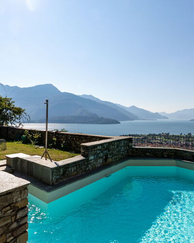 Gravedona 720: Swimming Pool, Property, Mountain, Sky, Real Estate, Vacation, Azure, House, Mountain Range, Estate
