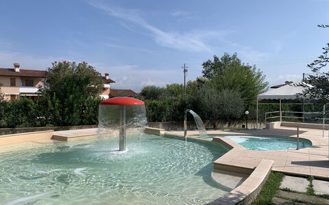 Moniga del Garda 653: Water, Sky, Cloud, Water Resources, Property, Tree, Swimming Pool, Plant, Leisure, Composite Material