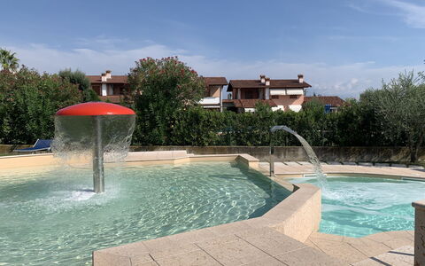 Moniga del Garda 653: Water, Sky, Cloud, Water Resources, Property, Plant, Swimming Pool, Azure, Building, Tree