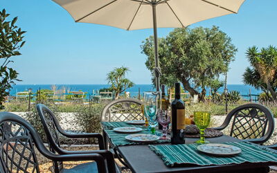 San Lorenzo al Mare 645: Umbrella, Property, Table, Furniture, Patio, Outdoor Table, Room, Real Estate, Shade, Leisure