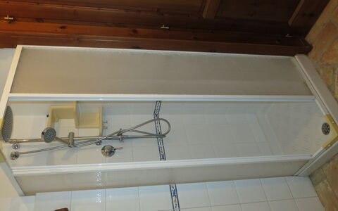 Il Noceto: Flooring, Floor, Interior Design, Room, Tile, Plumbing, Plumbing Fixture, Bathroom, Wood Stain