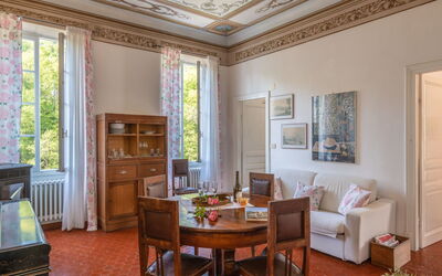 Molini di Prelà 627: Table, Picture Frame, Furniture, Property, Plant, Chair, Window, Wood, Building, Interior Design